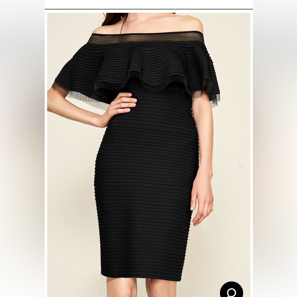 Tadashi Shoji Off-The Shoulder Dress XL